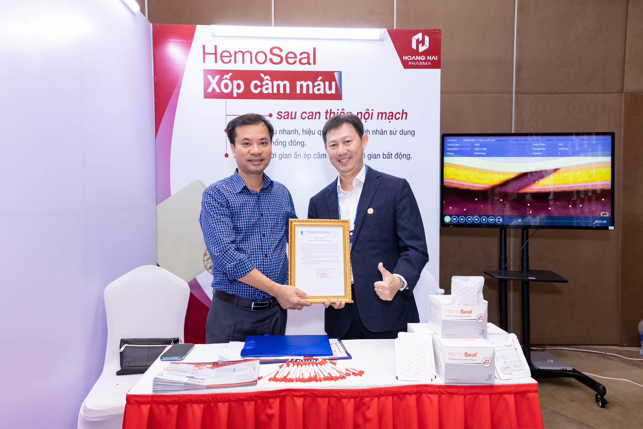 Xốp cầm máu HemoSeal hân hạnh mang đến giải pháp cầm máu tiên tiến tại Hội nghị Điện quang can thiệp toàn quốc 2024
